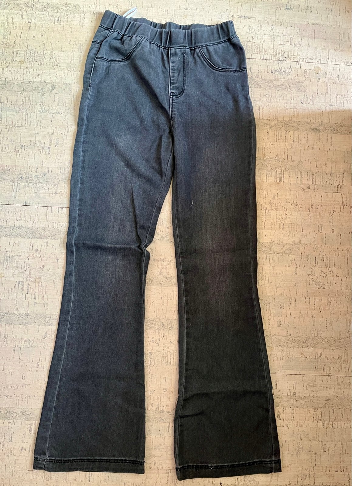 Zeeman flared stretch jeans broek - maat 134/140, Ophalen of Verzenden, Zo goed als nieuw, Meisje, Broek