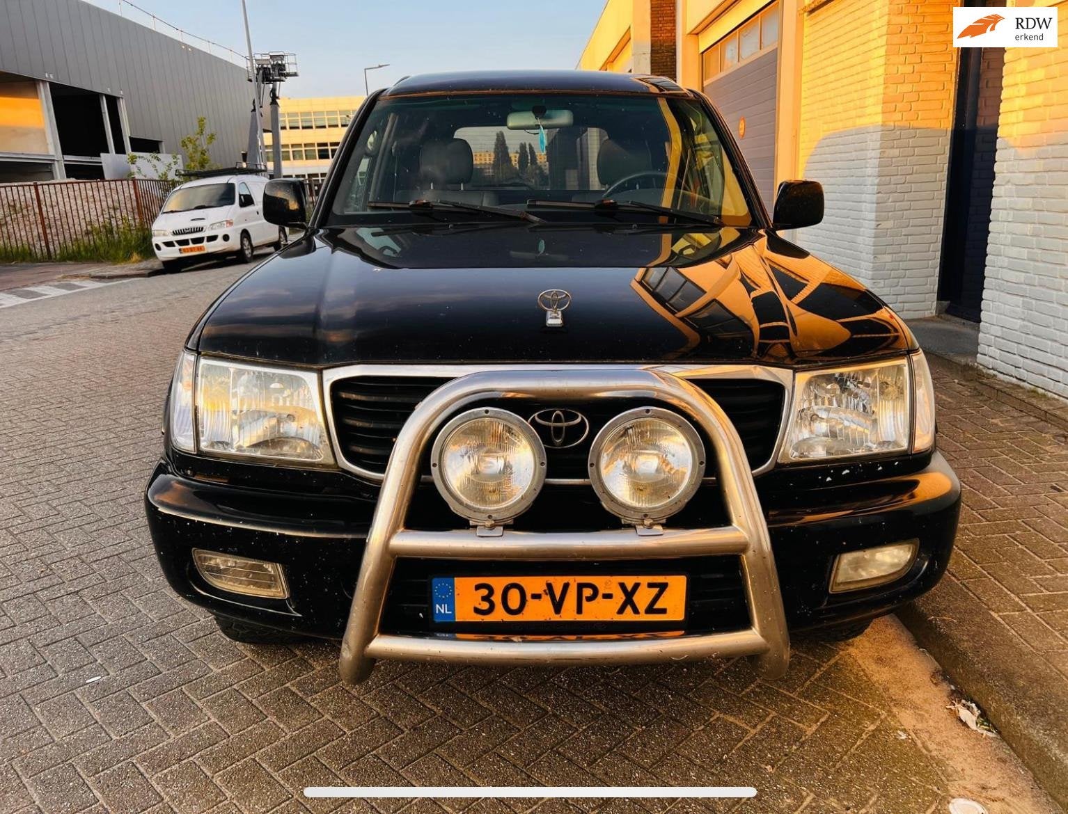 Toyota LandCruiser 100 4.2 Ex.Standard Roof Window Van, Auto's, Gebruikt, 4164 cc, Bedrijf, Diesel
