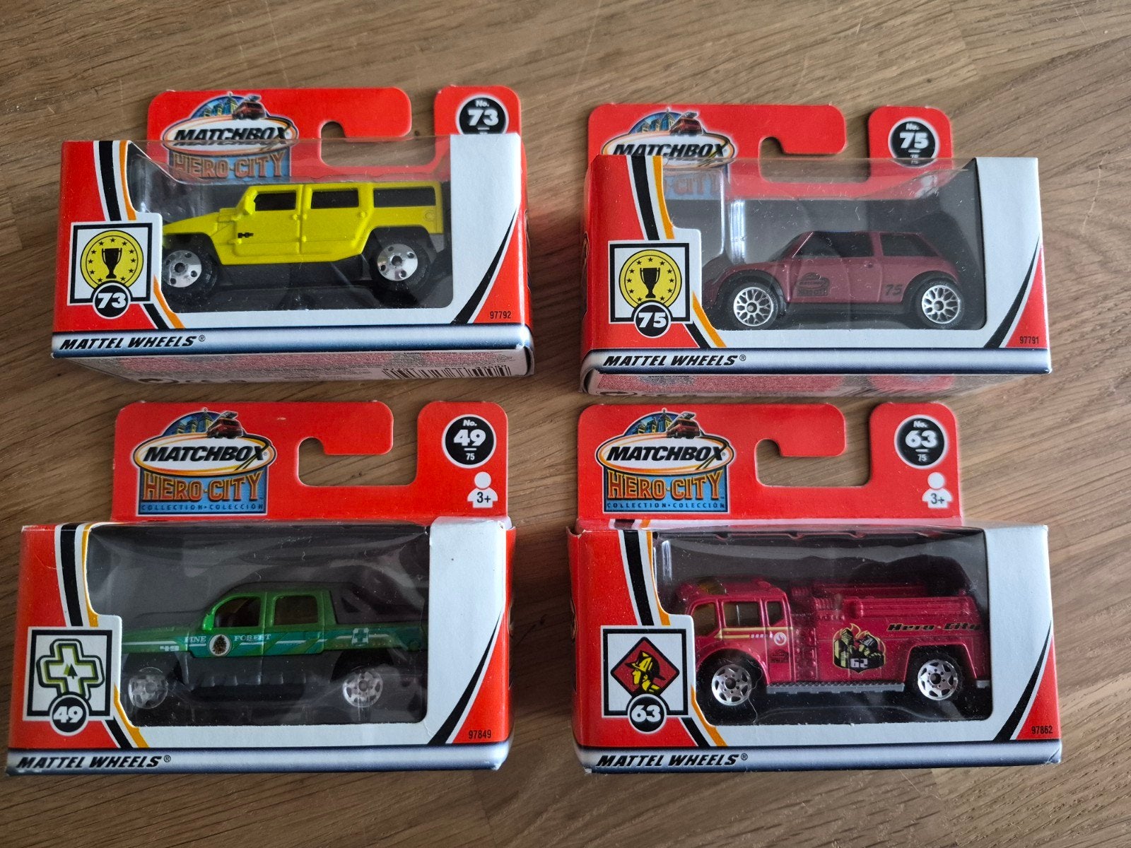 Matchbox Hero City Collectie (4 stuks), Ophalen of Verzenden, Nieuw, Auto, Overige merken