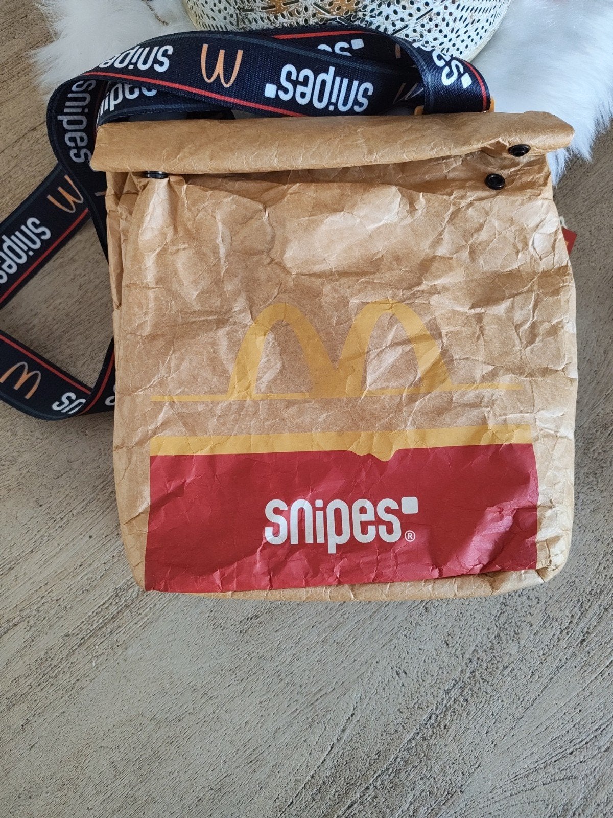 Nieuwe Snipes x McDonald's schoudertas, Ophalen of Verzenden, Nieuw, Bruin, Overige merken
