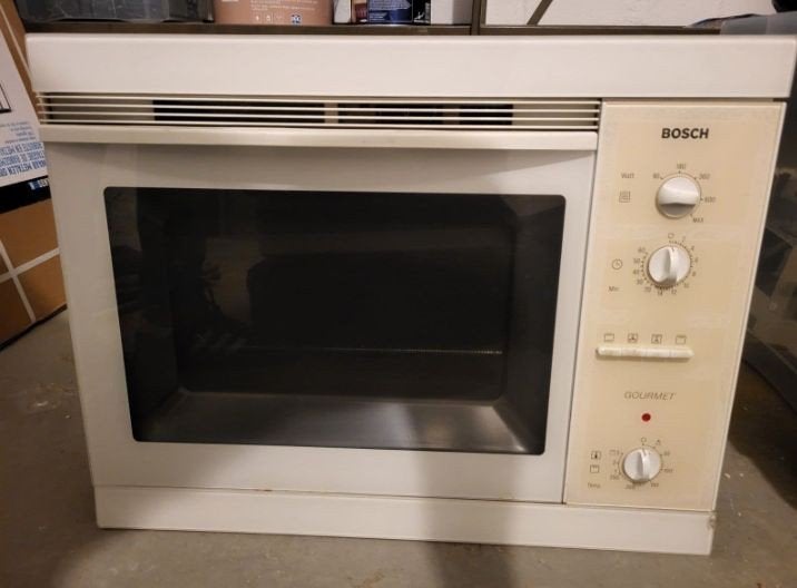 Bosch Gourmet Combi-oven - Wit, Gebruikt, Minder dan 45 cm, Gebruikt, Combi-oven, Inbouw