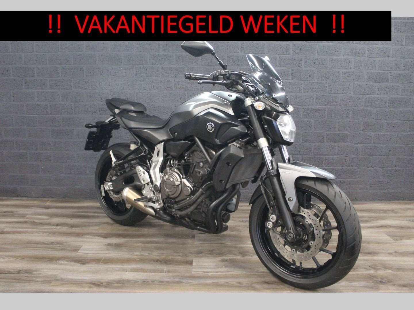 YAMAHA MT 07 ABS (bj 2016) 34,495 km 35KW A2 mogelijk, 2 cilinders, Bedrijf, Onbekend, YAMAHA