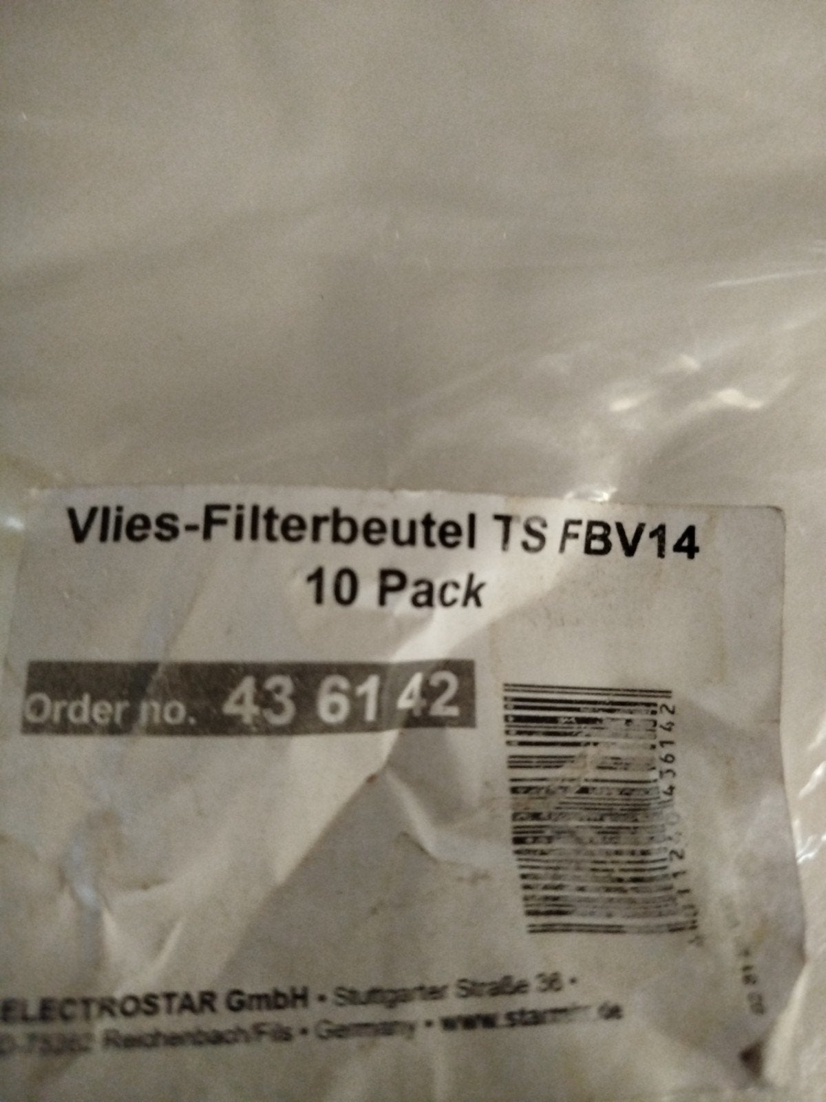 19 Starmix stofzuiger zakken FBV 14, Ophalen of Verzenden, Nieuw