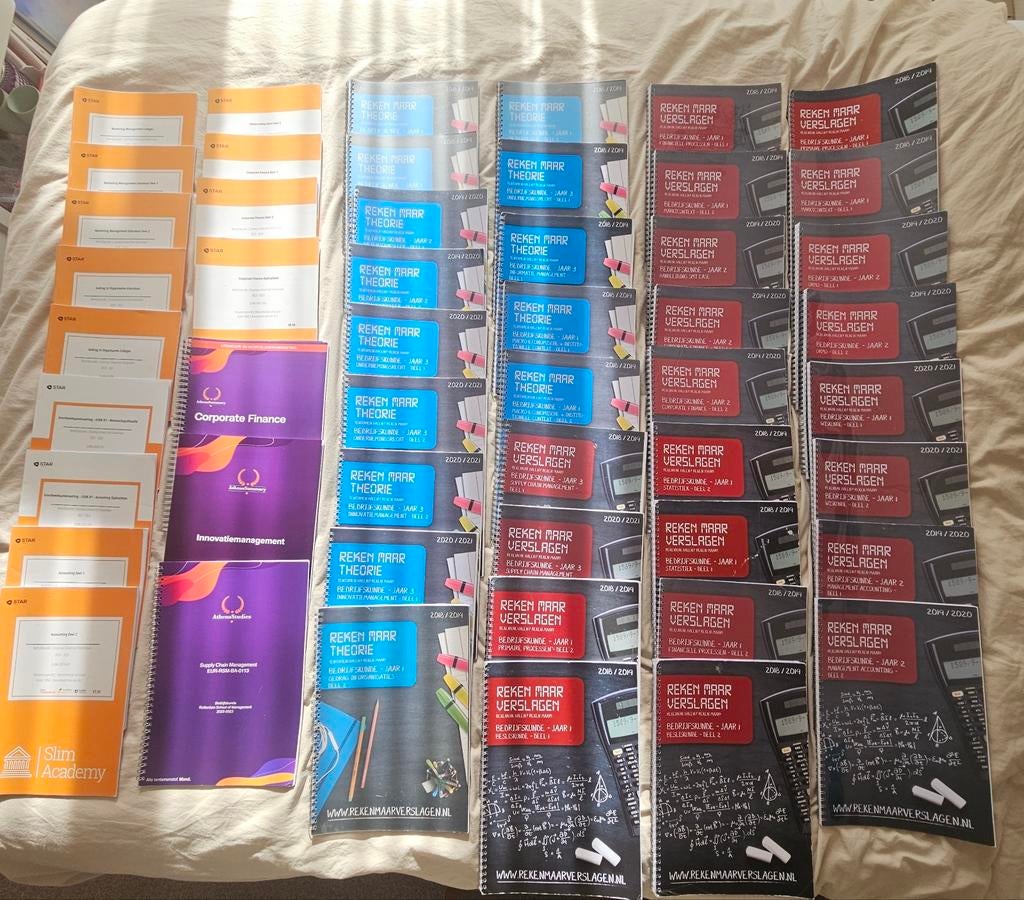 Samenvattingen Bedrijfskunde Erasmus Universiteit jaar 1,2,3, Boeken, Studieboeken en Cursussen, Ophalen, Gamma, Zo goed als nieuw