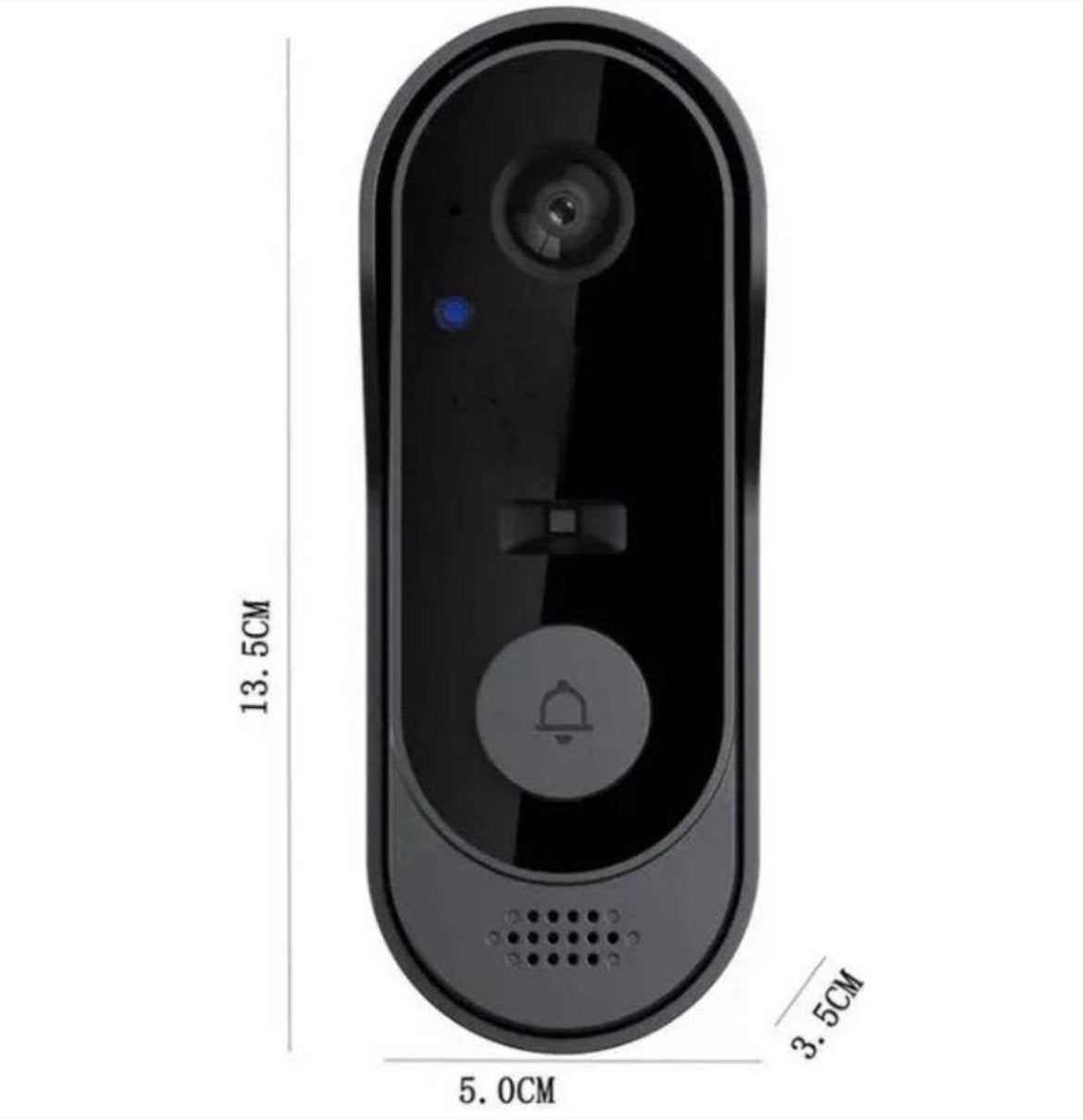 Smart Video Deurbel Draadloze deurbel met camera Full HD, Draadloos, Ophalen of Verzenden, Zo goed als nieuw, Info@steen.com