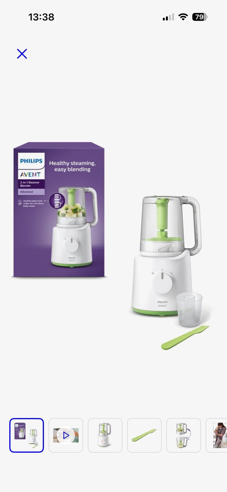 Philips avent stomer / blender, Ophalen of Verzenden, Gebruikt, Overige typen
