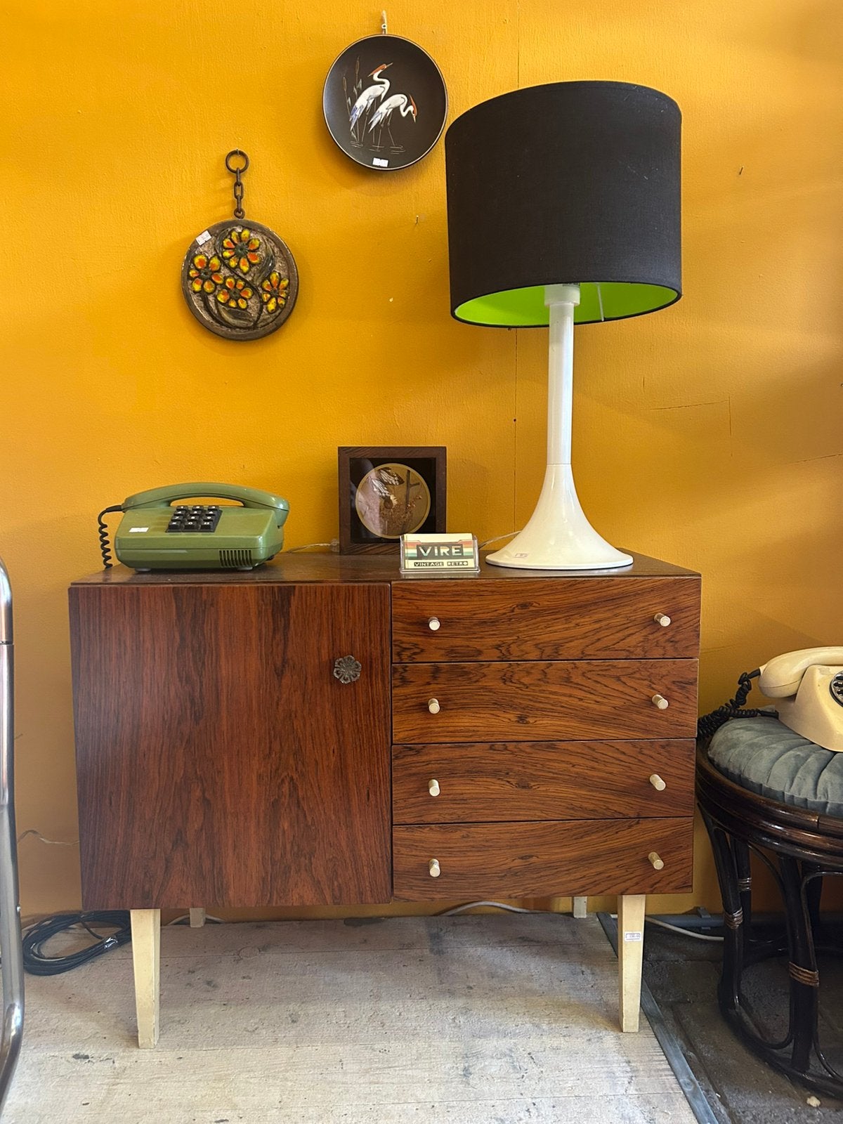 Vintage 60’s/ 70’s ladekast van pallisander, gang kast, Ophalen, Vintage, ?, ?