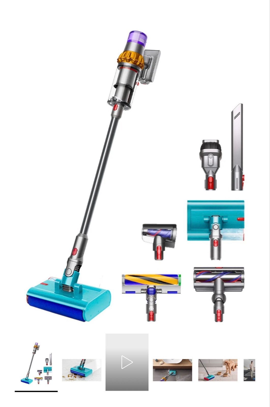 Dyson V15 Detect Submarine steelstofzuiger - Nieuw, Ophalen of Verzenden, Dyson, Reservoir, Steelstofzuiger