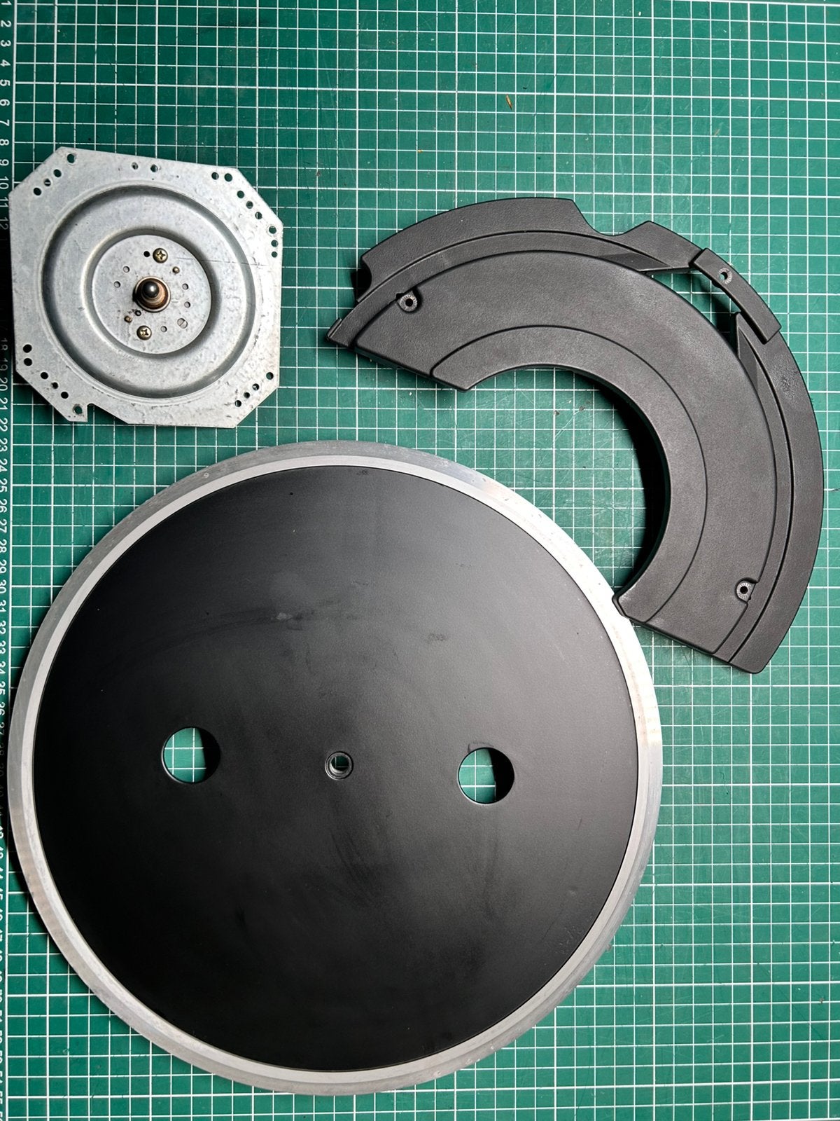 Technics SL-Q202 / Q303 / D202 / D303 draaischijf en spindel, Audio, Tv en Foto, Platenspelers, Ophalen of Verzenden, Zo goed als nieuw