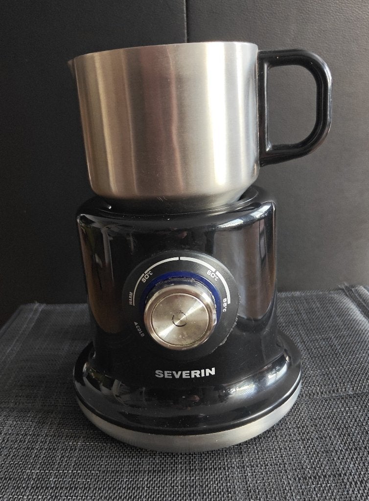 Severin SM 9688 MELKOPSCHUIMER, Ophalen of Verzenden, Gebruikt, Elektrische melkopschuimer