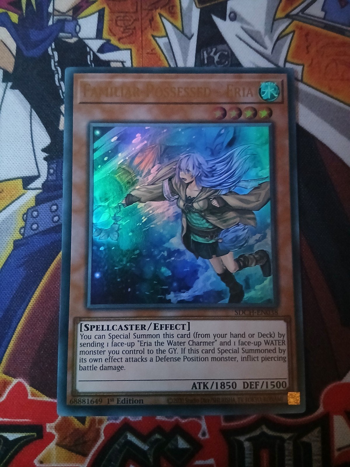 Familiar-Possessed - Eria - Ultra Rare SDCH - Yu-Gi-Oh, Ophalen of Verzenden, Zo goed als nieuw, Foil