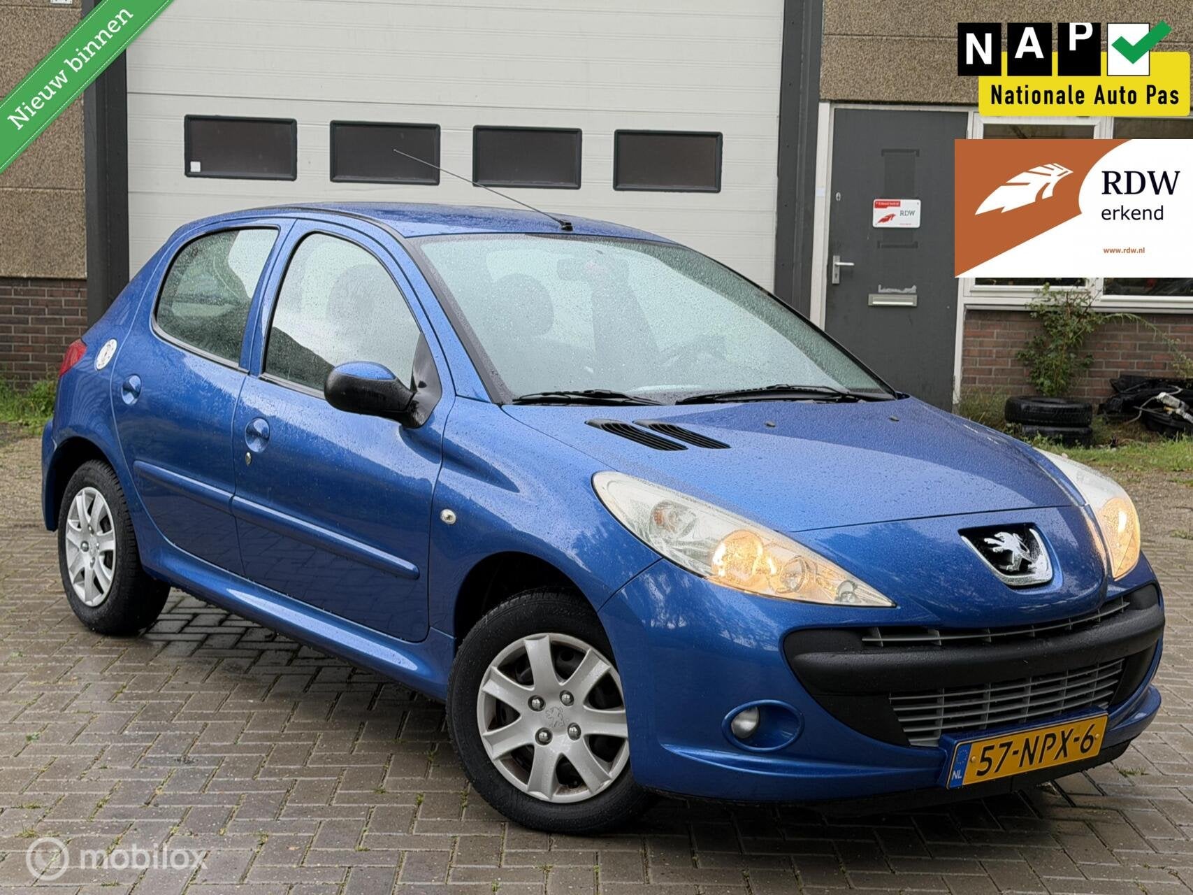 Peugeot 206 + 1.4 XS AIRCO|5 DEURS|APK NIEUW, 31 €/maand, 4 cilinders, Blauw, Origineel Nederlands