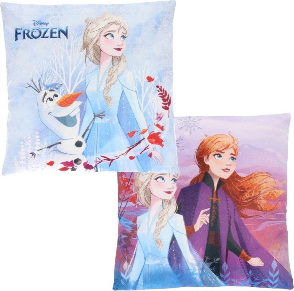 Disney Frozen Kussen - Dubbelzijdig Sierkussen, Disney Frozen, Meerkleurig, Nieuw, Ophalen of Verzenden