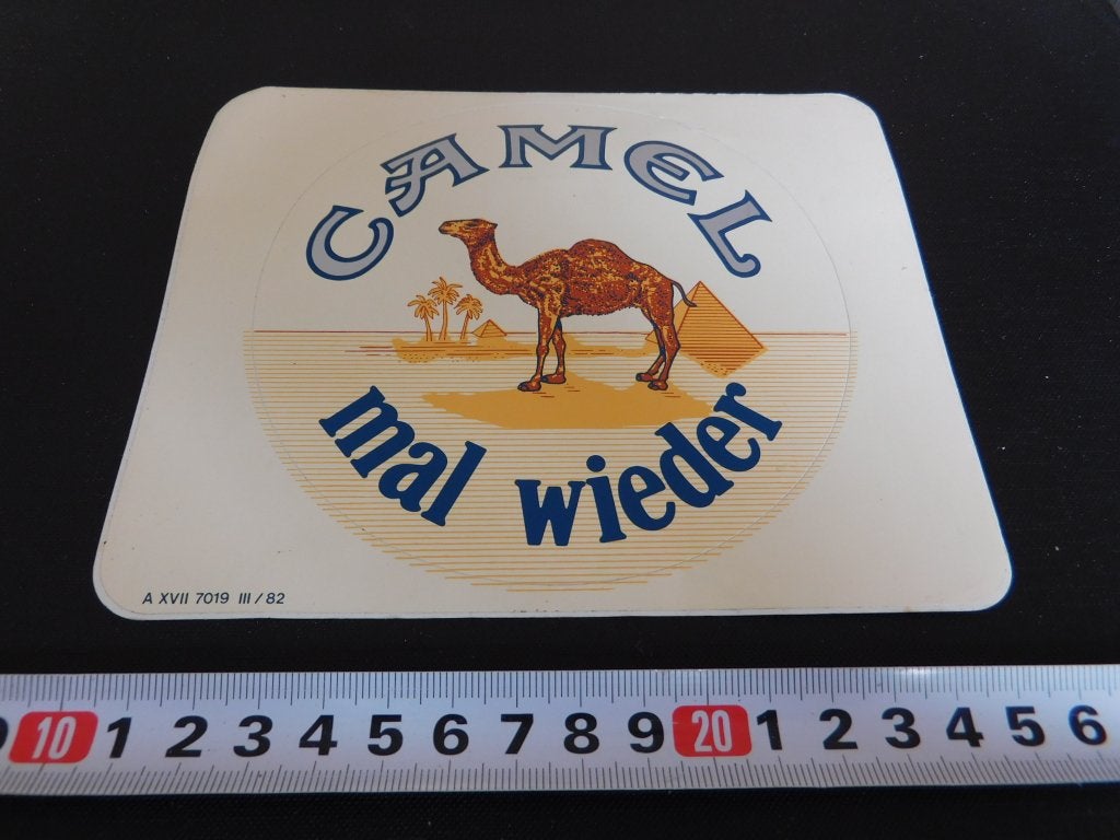 sticker tabak CAMEL mal wieder, Ophalen, Zo goed als nieuw