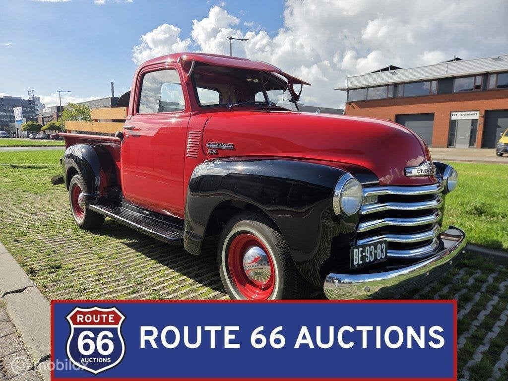 Chevrolet 3100 | 1949 | Route 66 Auctions, Overige carrosserieën, Chevrolet, Zwart, Bedrijf