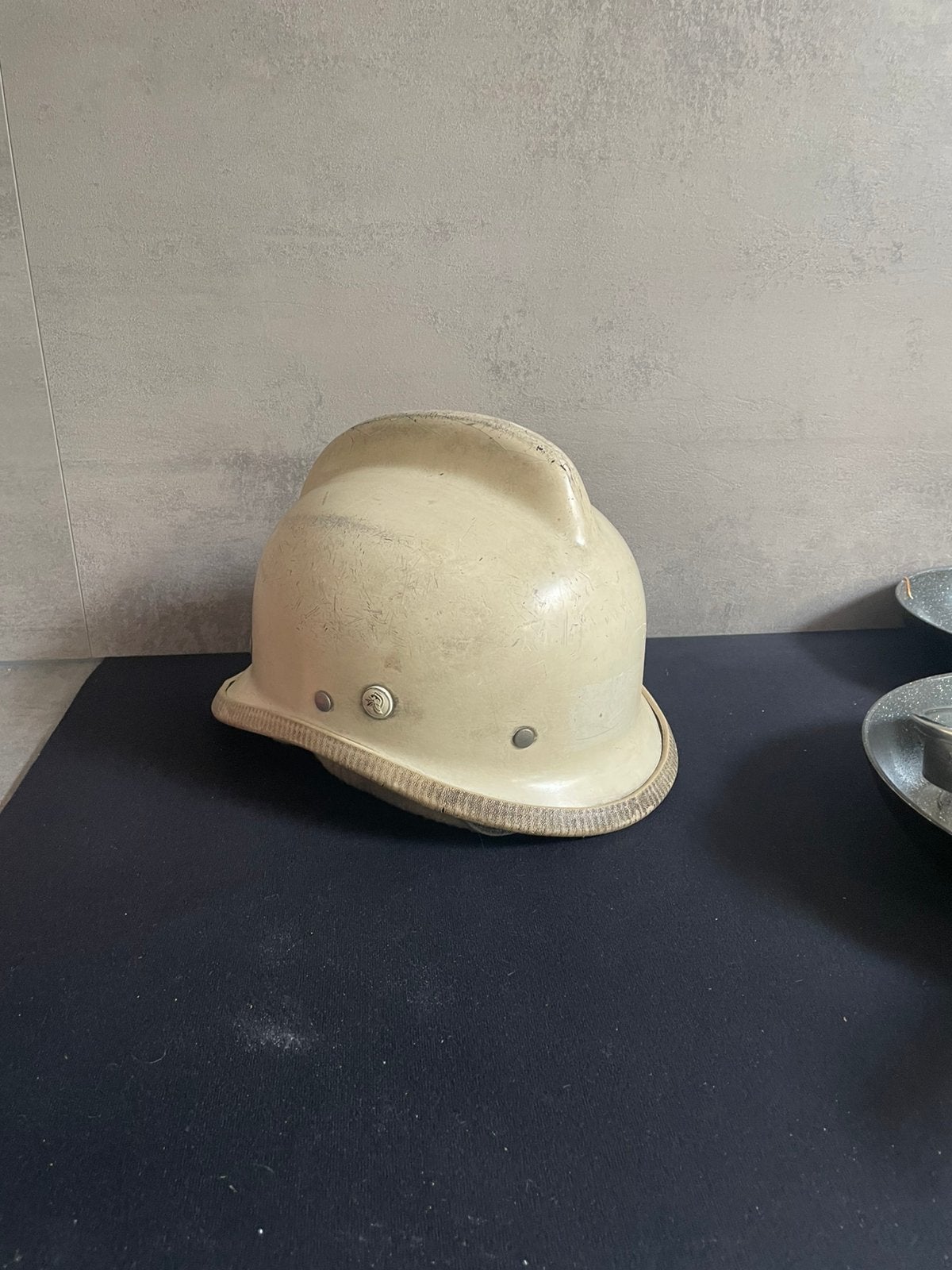 Brandweerhelm vintage, Ophalen of Verzenden
