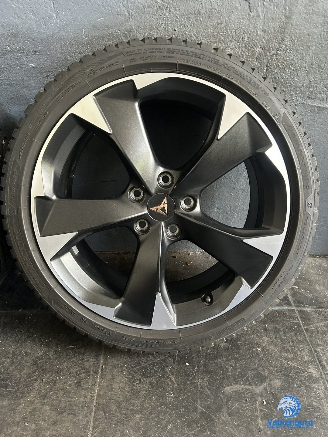 6-7mm! Originele Seat Cupra Leon KL 5FA 18 inch zwarte velge, 18 inch, Gebruikt, -, -