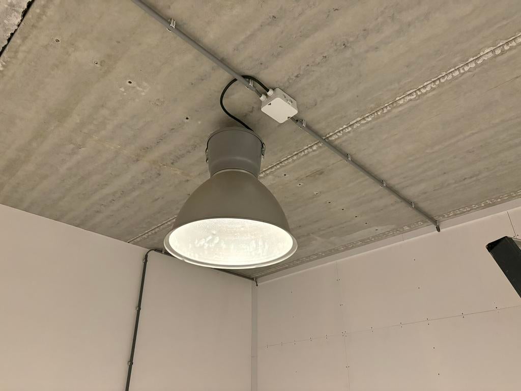 Industrie armatuur lamp, Ophalen, Gebruikt, E27 (groot), Led-lamp