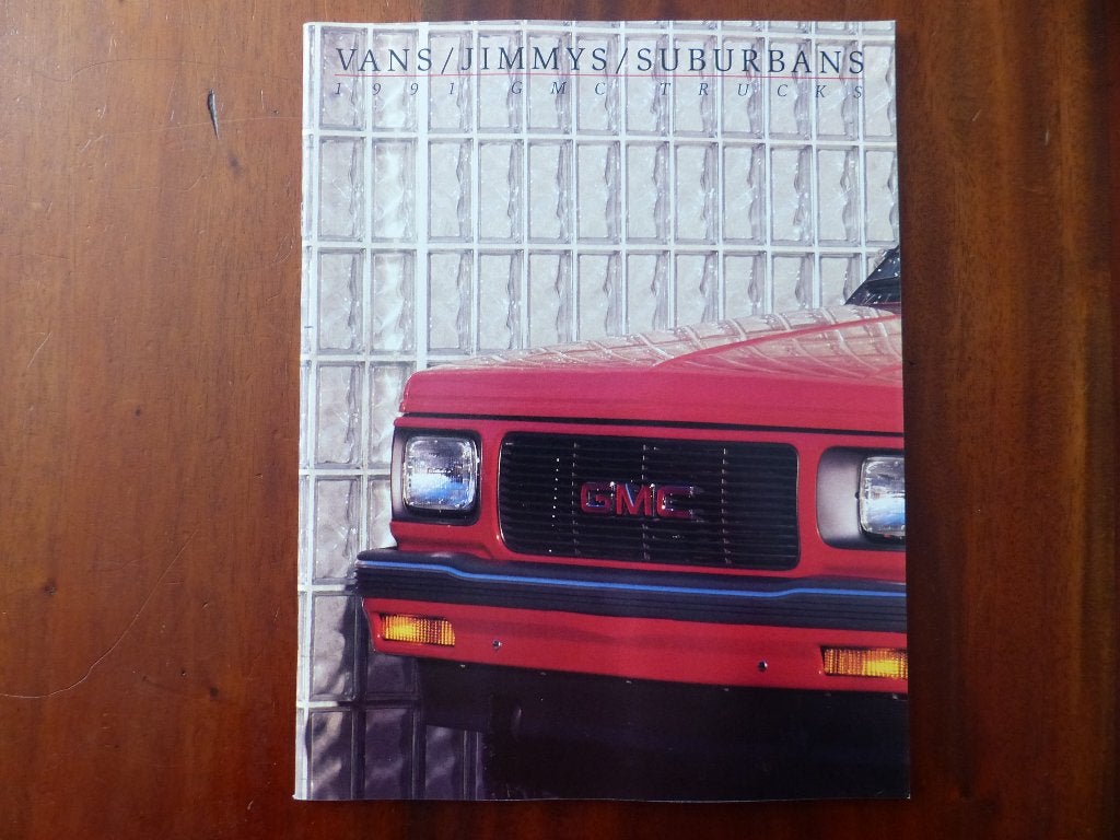 GMC Van Jimmy Suburban 1991 brochure  Canada, Verzenden, Zo goed als nieuw, Overige merken