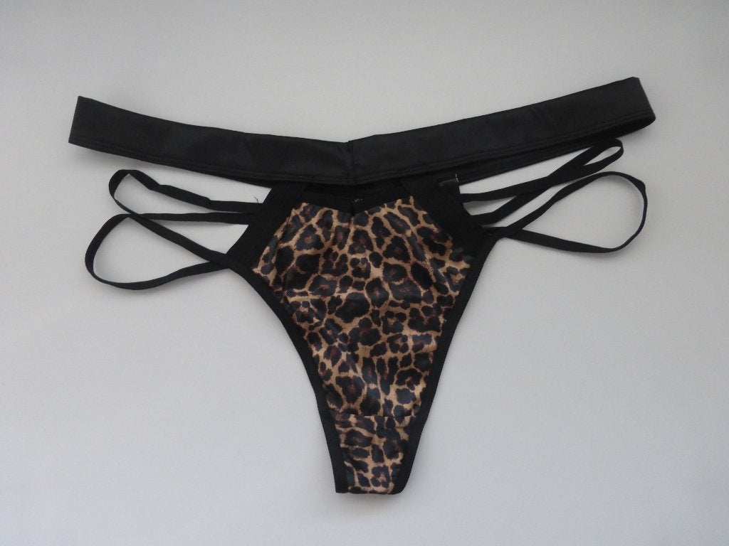 String met panterprint van Hunkemöller, Hunkemöller, Verzenden, Zwart, String