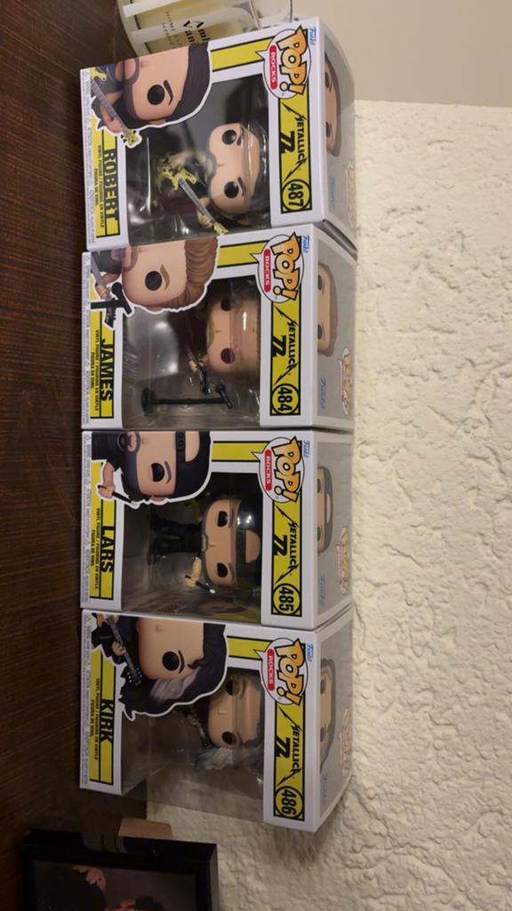 Funko pop metallica compleet, Verzamelen, Poppetjes en Figuurtjes, Ophalen of Verzenden, Zo goed als nieuw