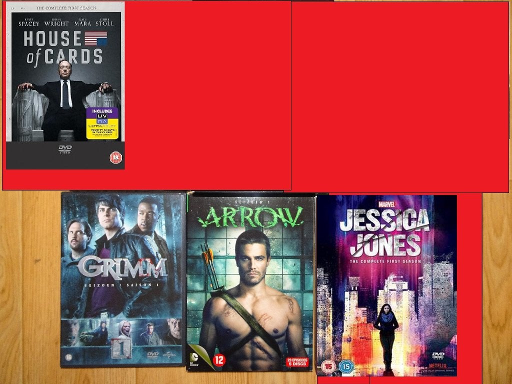Dvd's tv-series: Jessica Jones 1 + Arrow 1 + House of Cards, Alle leeftijden, Ophalen of Verzenden, Zo goed als nieuw