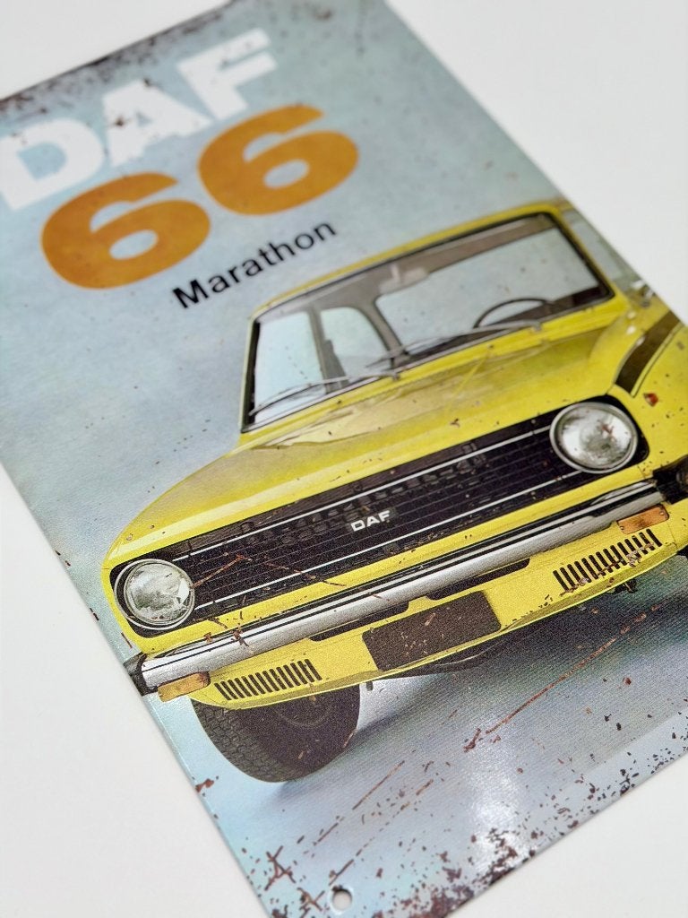 DAF 66 bord | 20x30cm, Verzamelen, Ophalen of Verzenden, Nieuw, Reclamebord