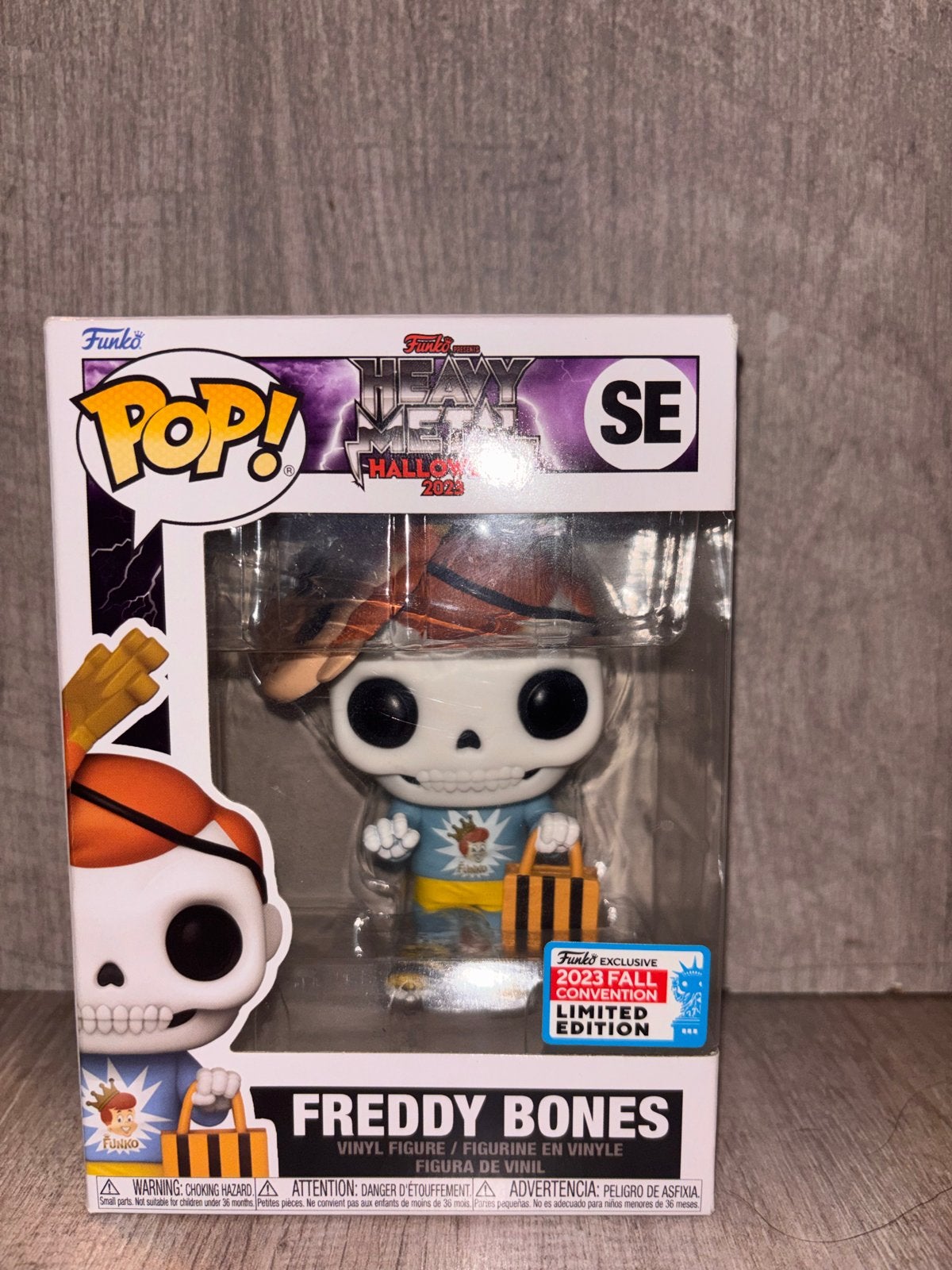 Funko Pop! Freddy Bones Heavy Metal Halloween 2023 Limited E, Ophalen of Verzenden, Zo goed als nieuw