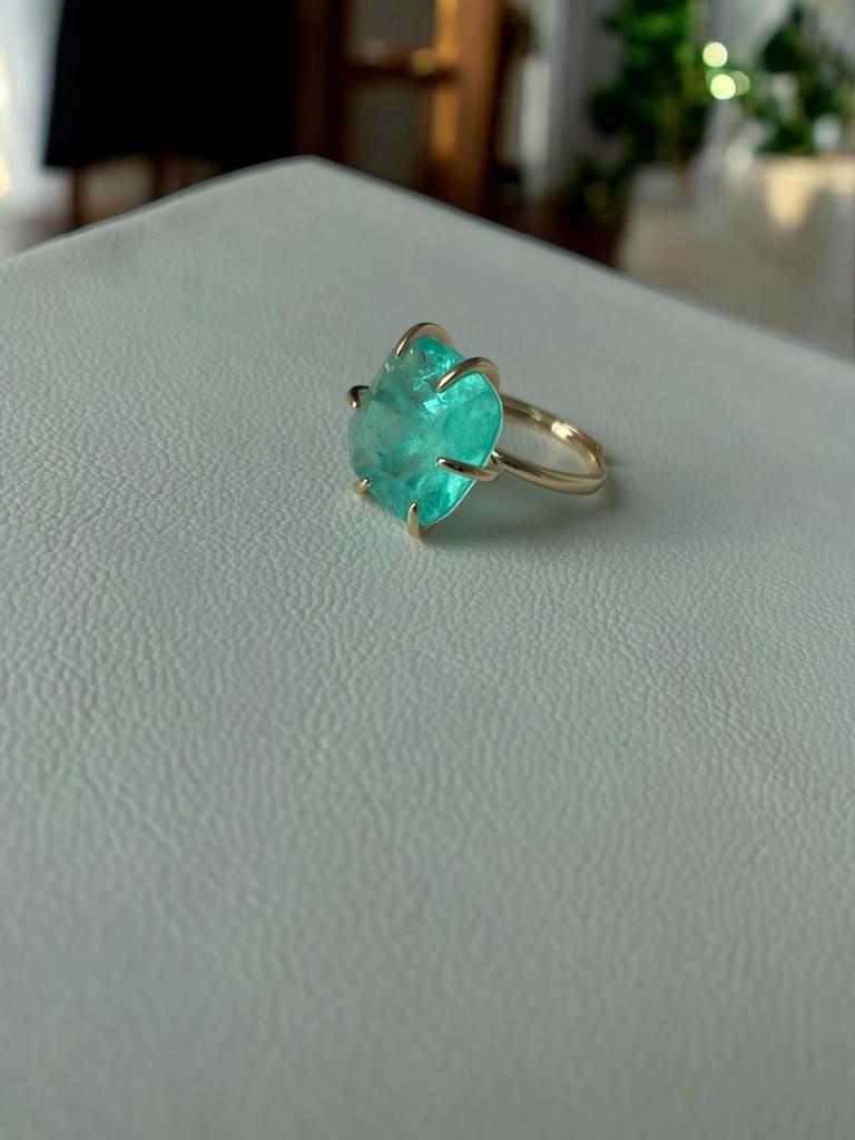Ring paraïba !!!maat verstelbaar !!!, Met kristal, Overige materialen, Nieuw, Ophalen of Verzenden
