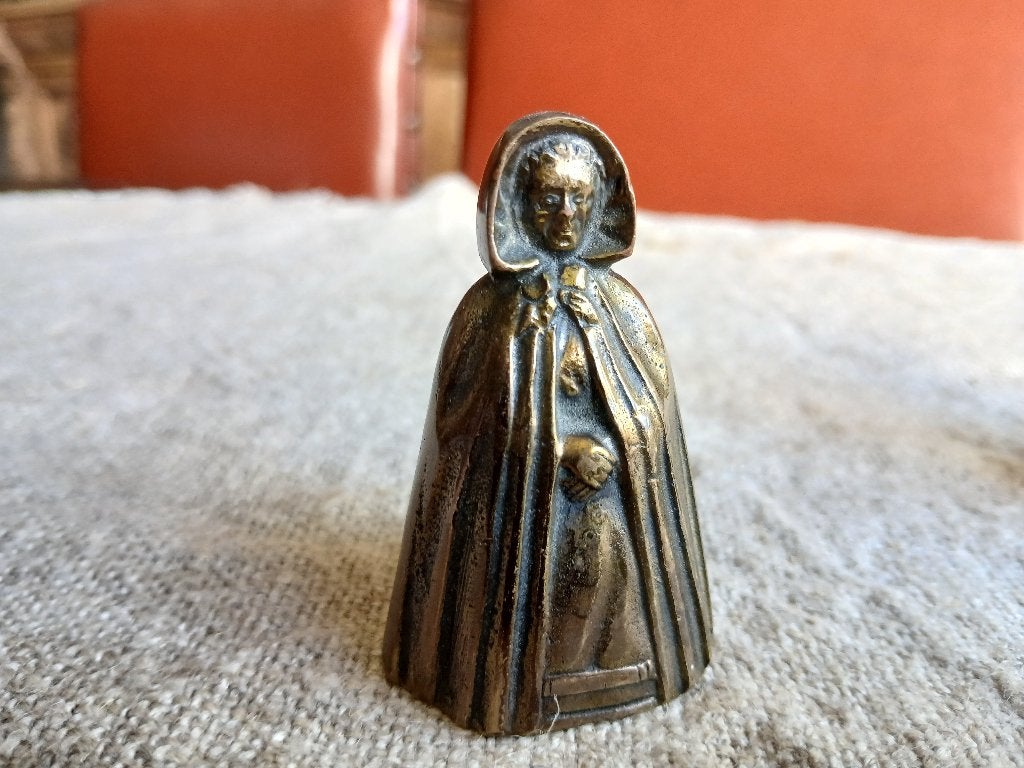 tafelbel Nonnetje, Ophalen of Verzenden, Brons