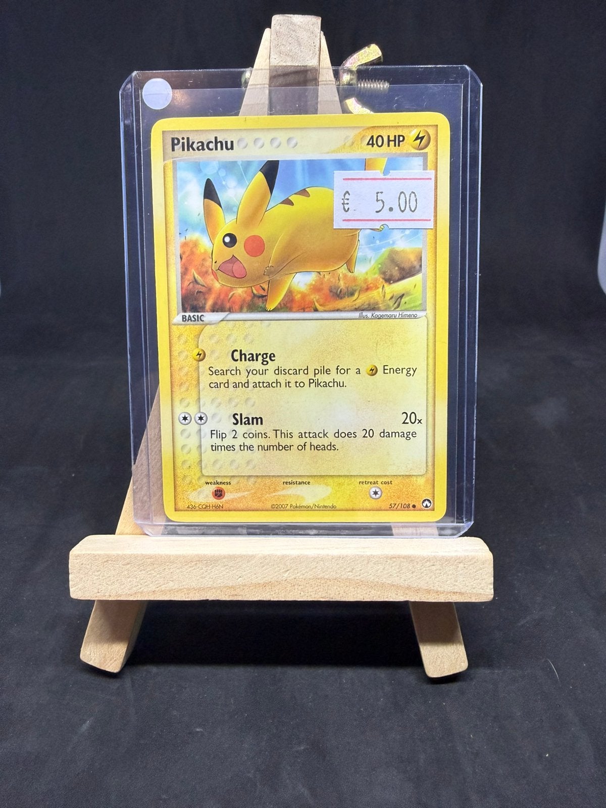 Pikachu 57/108 nm/gd+, Ophalen of Verzenden, Zo goed als nieuw