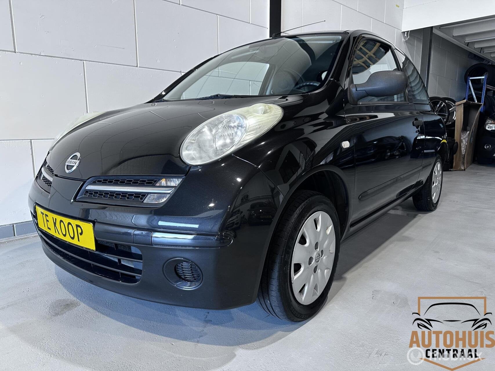 Nissan Micra 1.2 Visia*NwAPK*Elekramen*, Stof, Gebruikt, 4 cilinders, Zwart