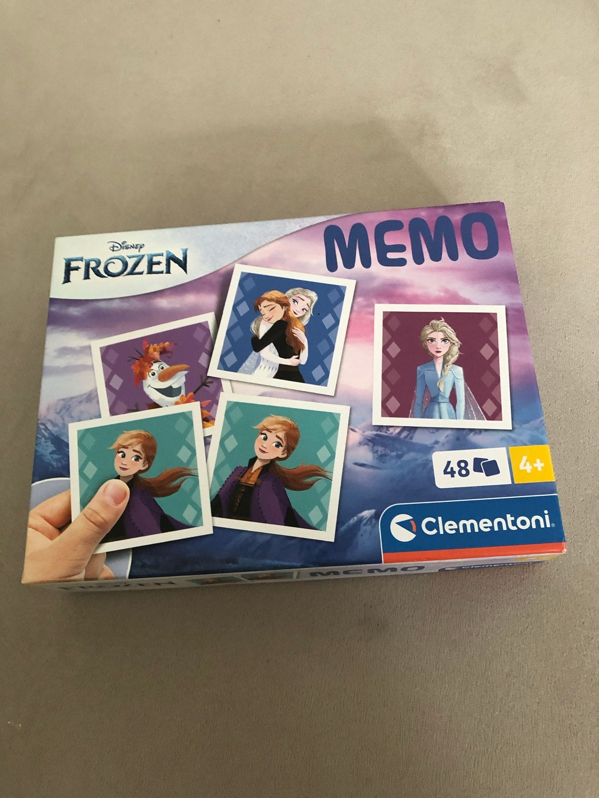 Disney Frozen Memo spel - Zo goed als nieuw, Een of twee spelers, Ophalen of Verzenden, Zo goed als nieuw