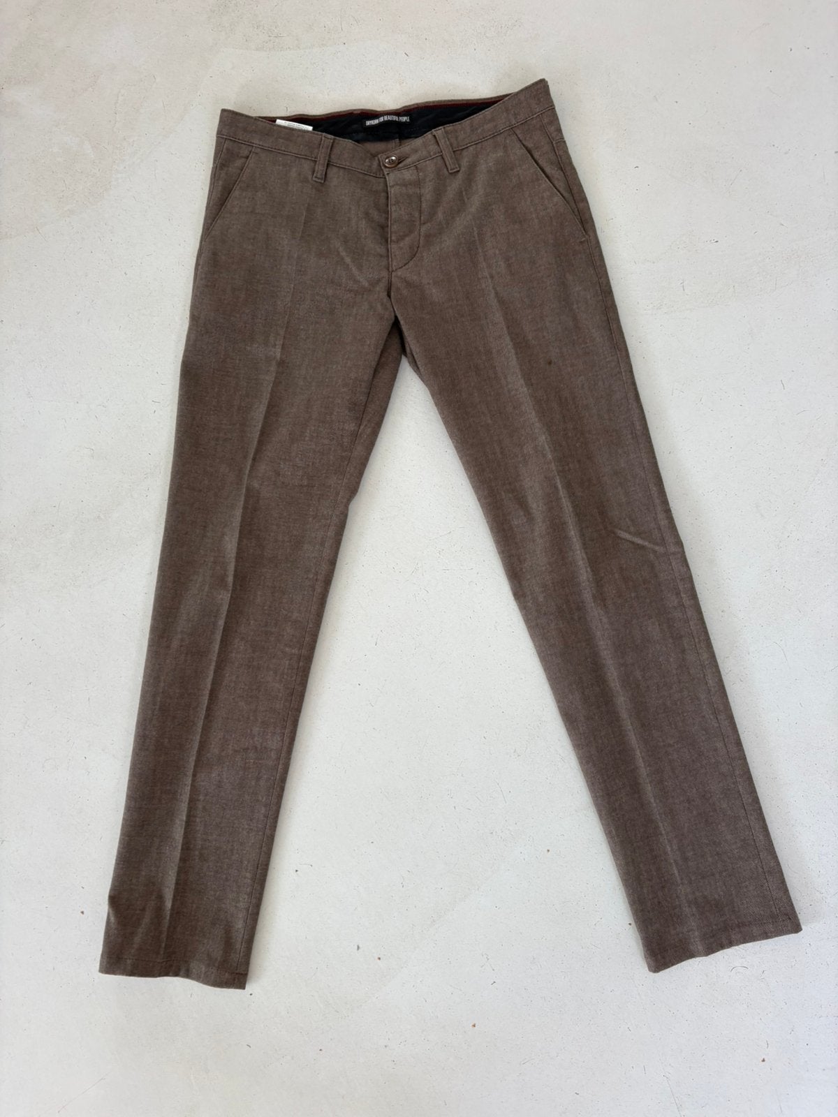 DRY KORN Chino broek bruin, Verzenden, Zo goed als nieuw, Maat 48/50 (M), Bruin