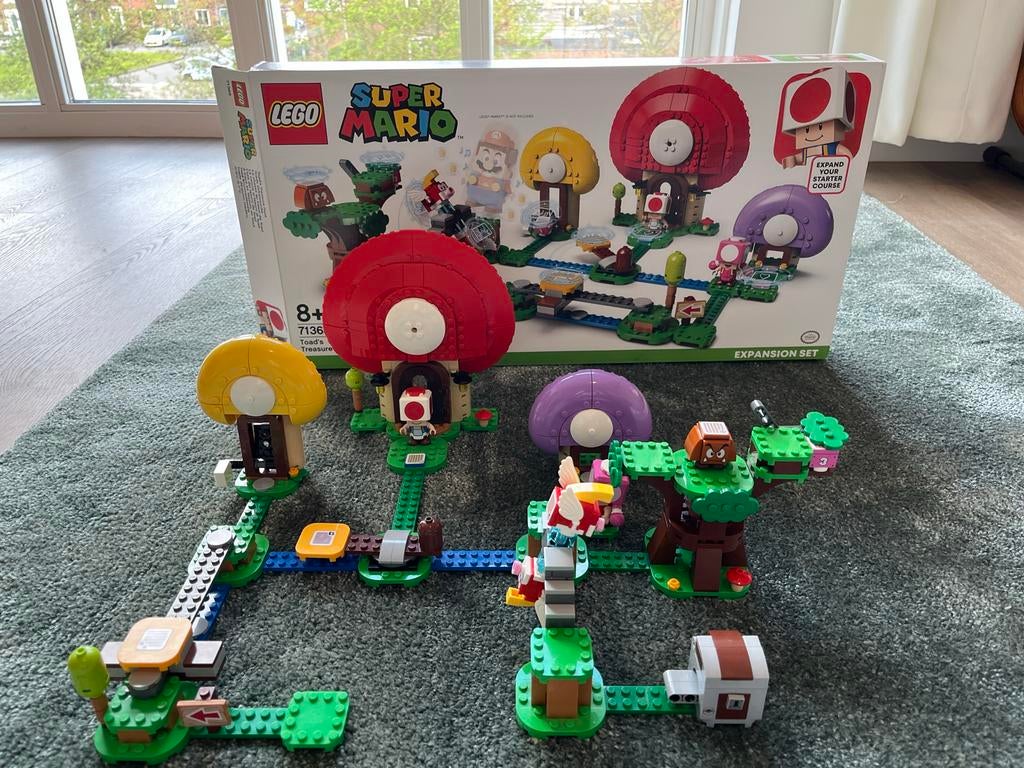 LEGO Super Mario 71386 Toad's Treasure Hunt Uitbreidingsset, Lego, Ophalen of Verzenden, Zo goed als nieuw, Compleet
