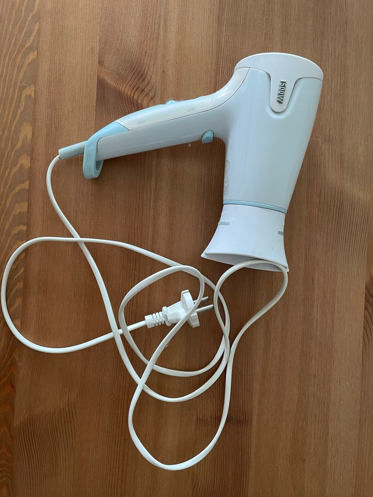 Compacte Föhn 1500W - Ideaal voor Reizen, Ophalen of Verzenden, Gebruikt, Haarverzorging