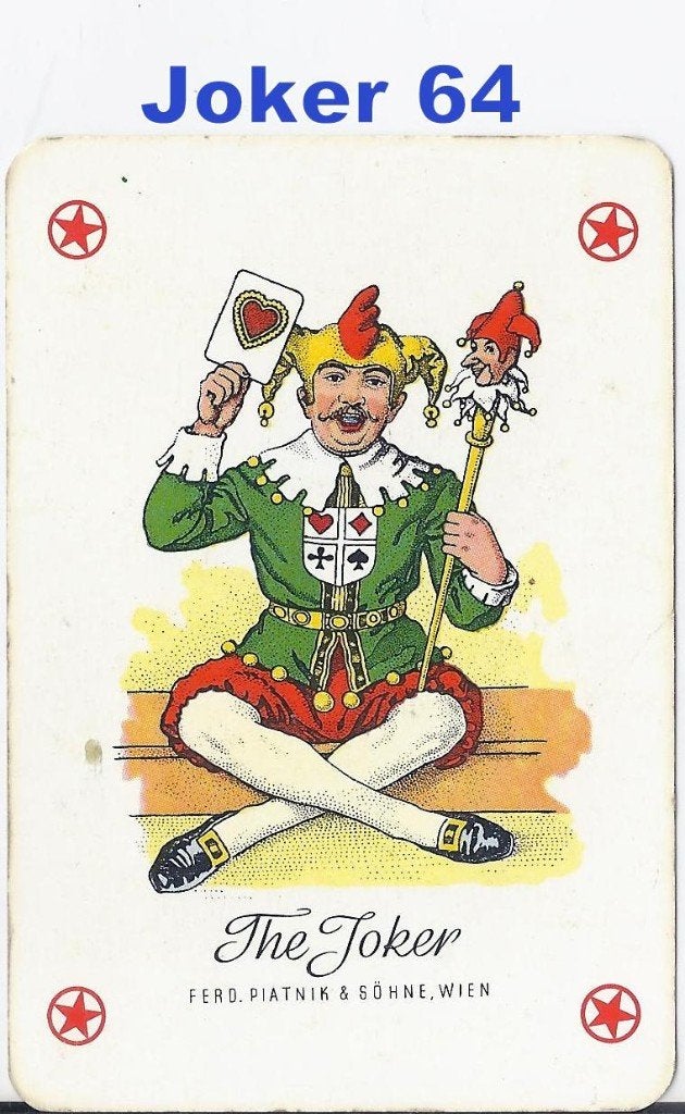 SO Joker64: speelkaart Joker, Ophalen of Verzenden, Zo goed als nieuw, Joker(s)