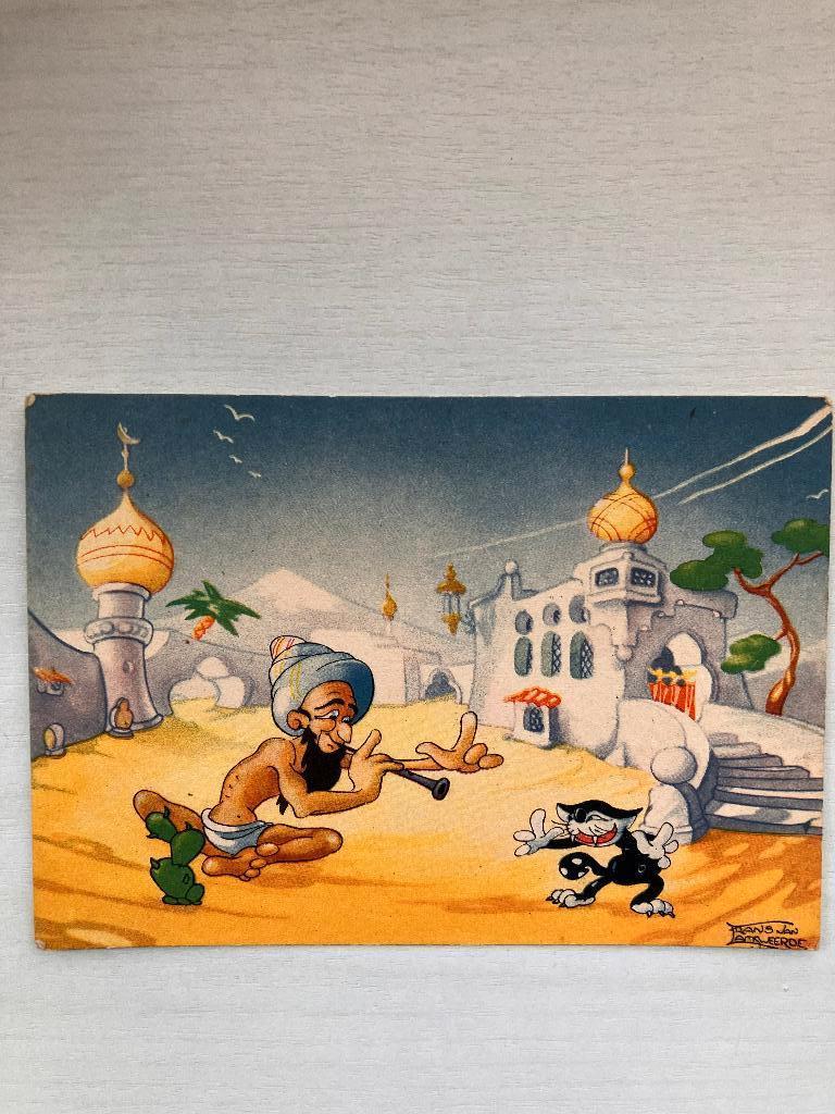 Frans van Lamsweerde Fluitende Fakir, Ophalen of Verzenden, 1940 tot 1960, Ongelopen, Sterren en Beroemdheden