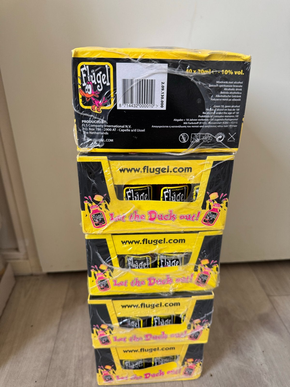Flugel doosjes 40x20ml 18+, Ophalen