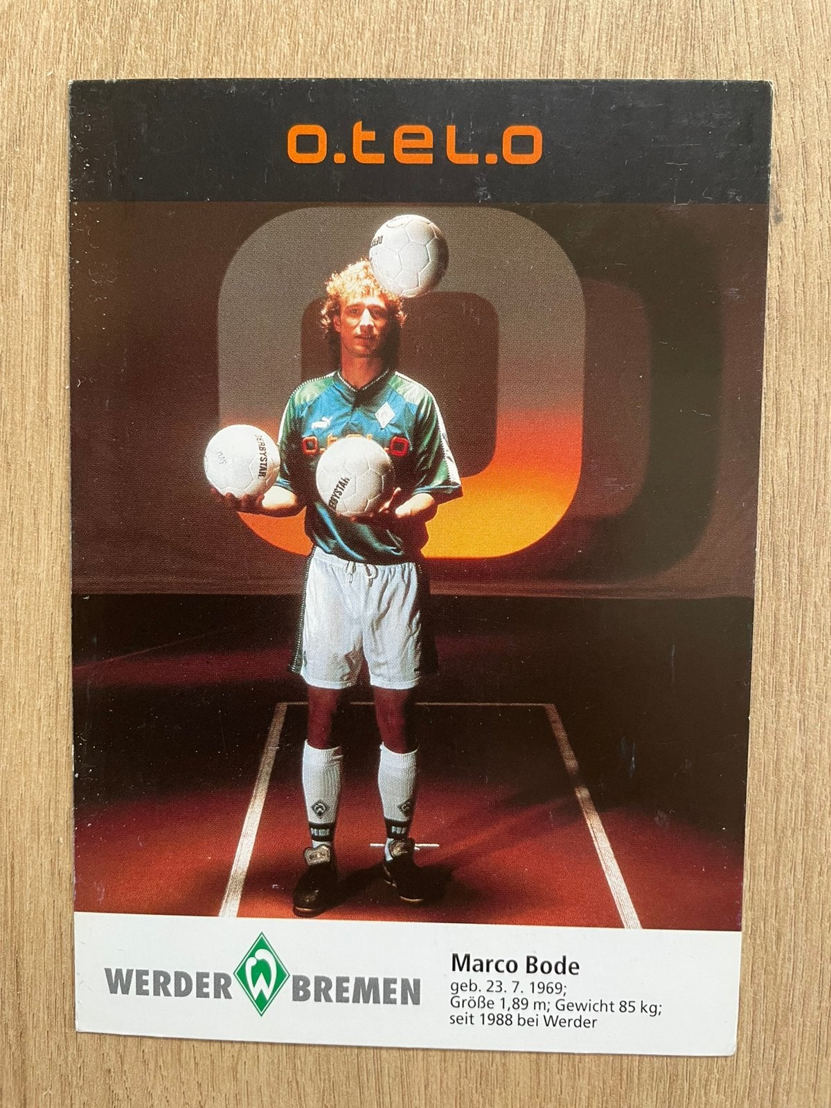 Fotokaart Marco Bode (Werder Bremen)., Ophalen of Verzenden, Nieuw, Buitenlandse clubs, Spelerskaart
