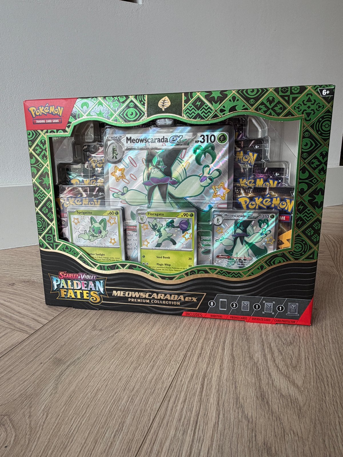 Paldean Fates - Meowscarada Premium Collection Box, Ophalen of Verzenden, Zo goed als nieuw, Boosterbox