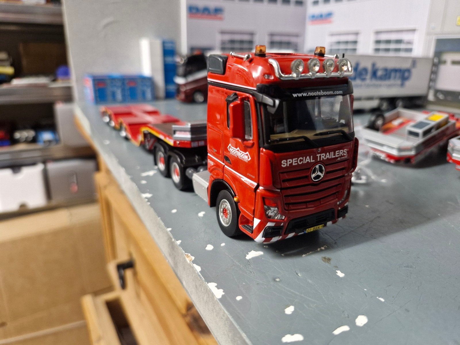 Mercedes actros nooteboom + multitrailer, Ophalen of Verzenden, Zo goed als nieuw, Bus of Vrachtwagen