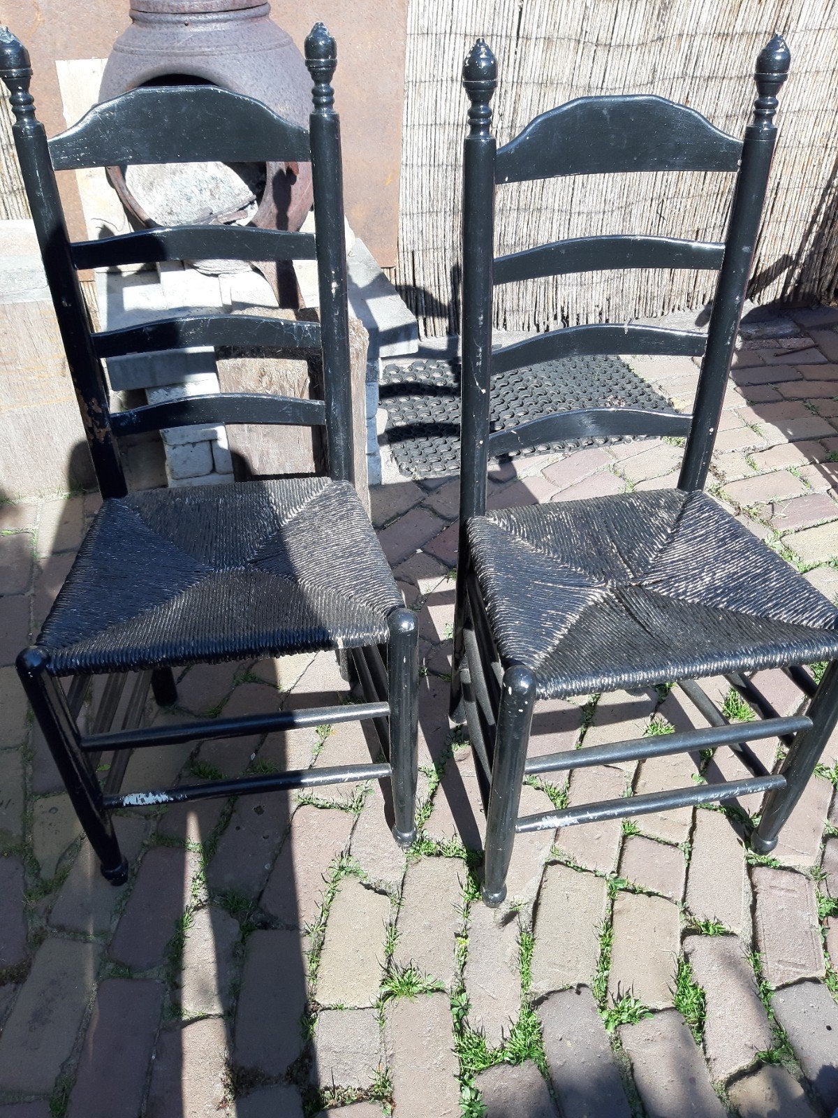 stoelen, Ophalen, Gebruikt, Hout