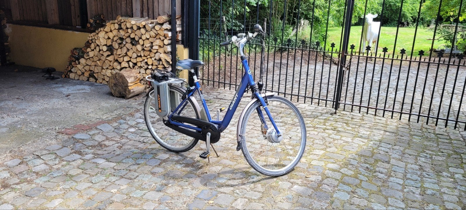 Giant electrische fiets oldtimer, Ophalen, Gebruikt, Goederen