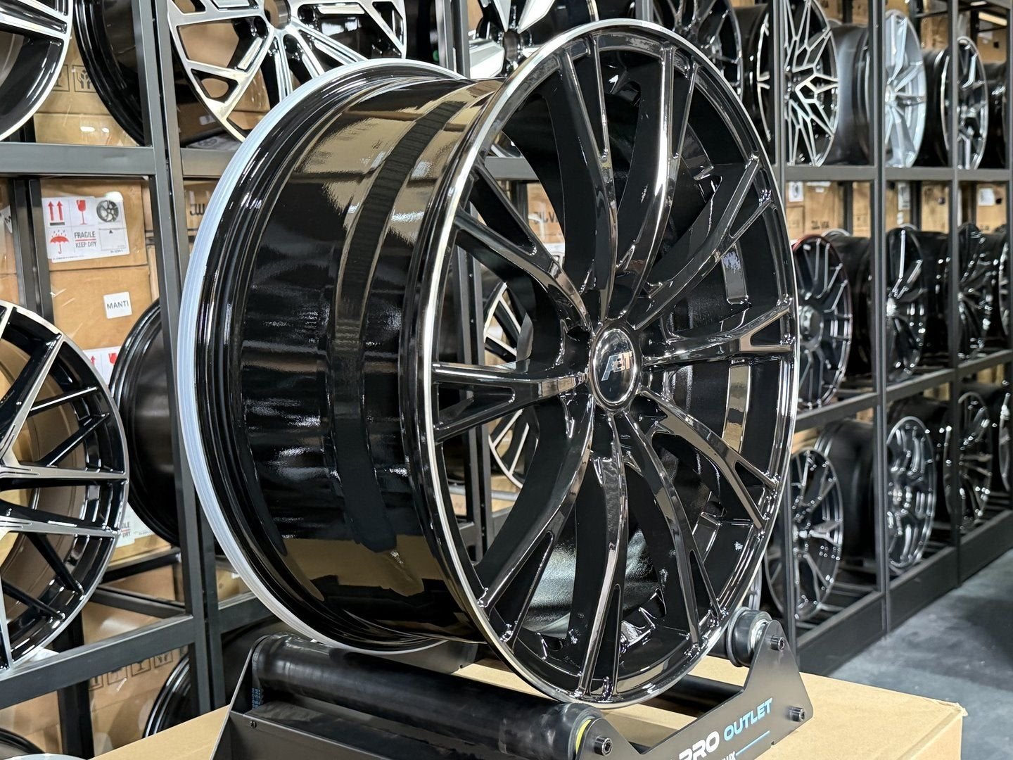 19 inch Audi ABT 5X112 look velgen A3 RS3 A4 Q3 Q5 GOLF 7 8, Auto-onderdelen, Banden en Velgen, Velg(en), -, -, Nieuw