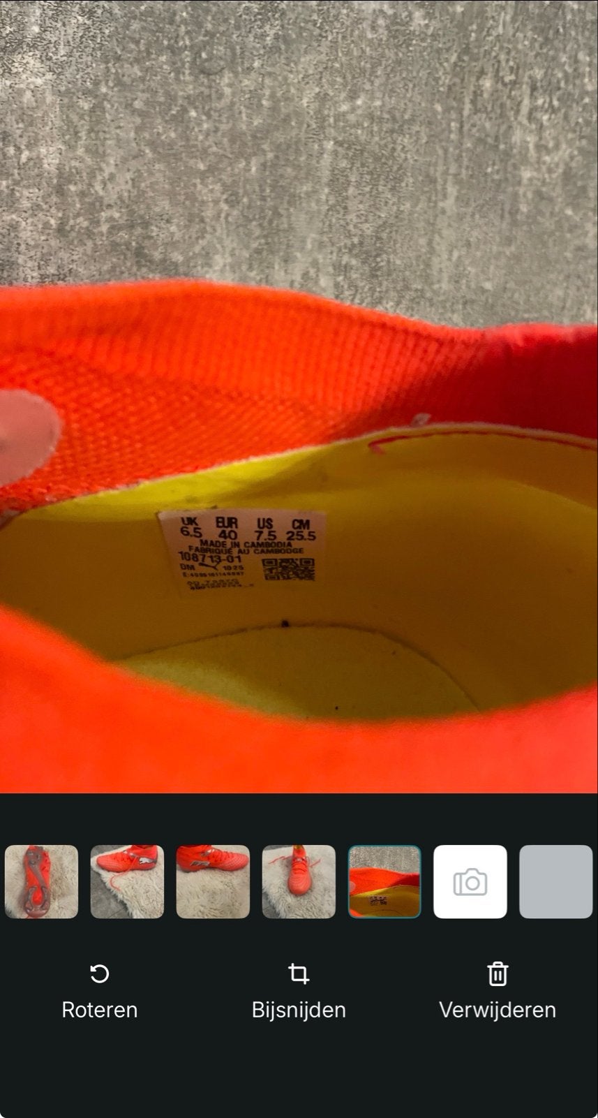 Puma Future voetbalschoenen - Oranje - Maat 42.5, Kleding | Heren, Ophalen of Verzenden, Zo goed als nieuw, Voetbal, Overige maten