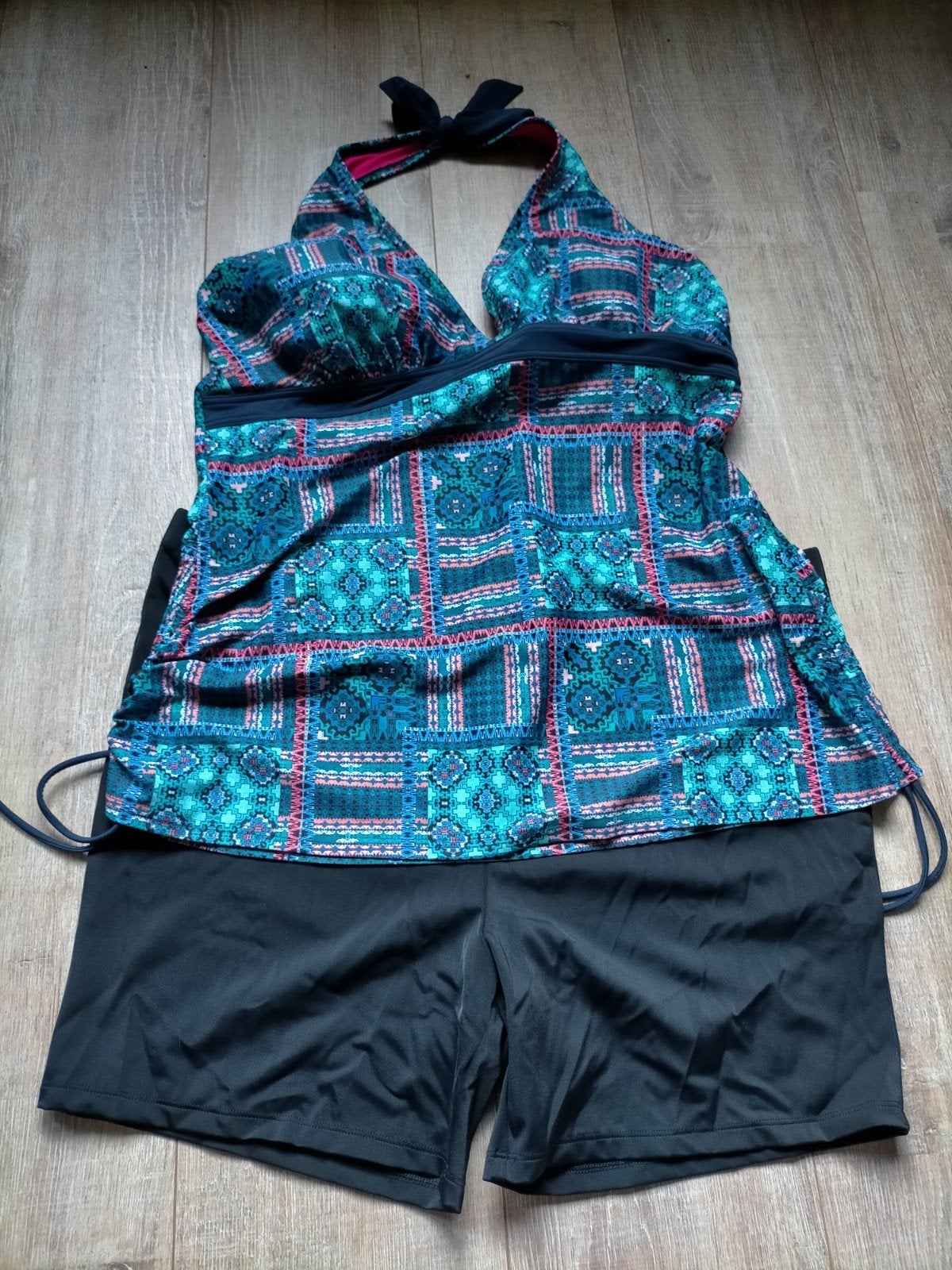 Bonprix tankini maat 48, Ophalen of Verzenden, Zo goed als nieuw, Zwart, Badpak