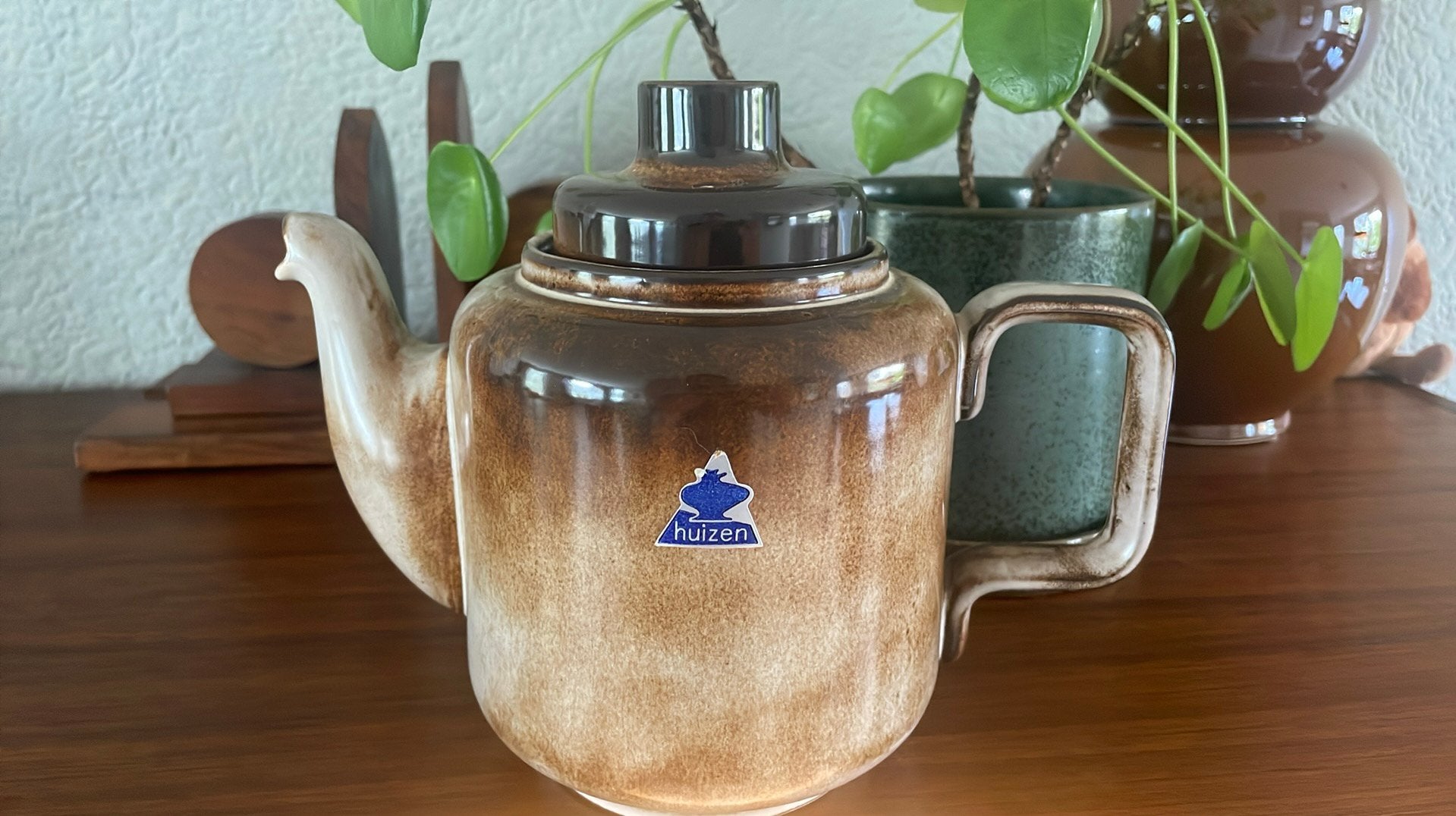 Vintage ‘70 theepot “de Driehoek Huizen”  model Blaricum, Ophalen of Verzenden