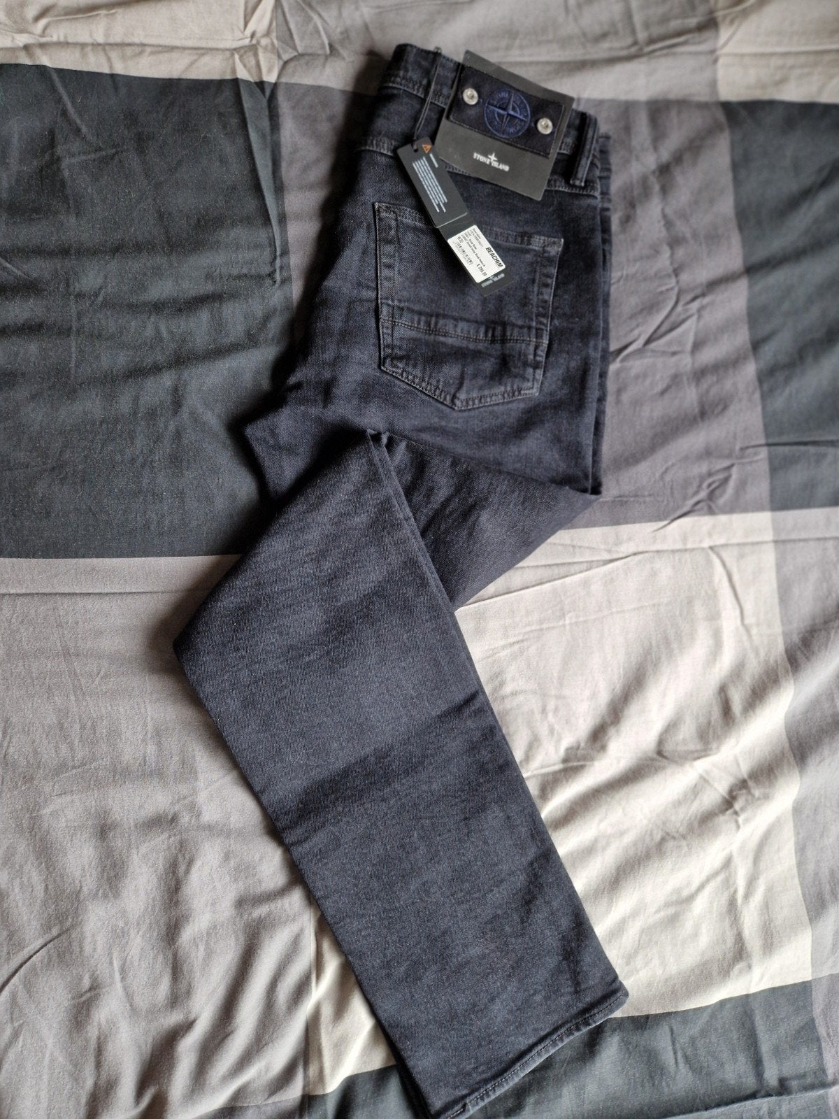 Stone Island Jeans - Zwart - Maat W32 - Nieuw met labels, Kleding | Heren, Spijkerbroeken en Jeans, Zwart, Nieuw, W32 (confectie 46) of kleiner
