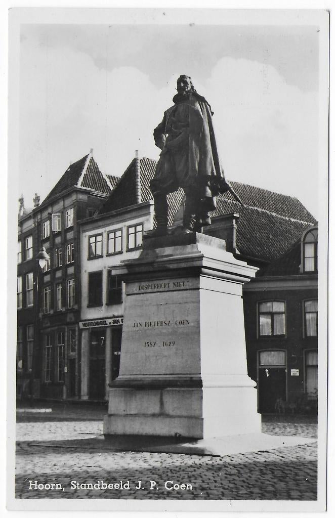 Hoorn J P Coen oude  ongelopen  ansichtkaart ( B7629 ), Verzamelen, Ophalen of Verzenden, 1960 tot 1980, Ongelopen, Noord-Holland